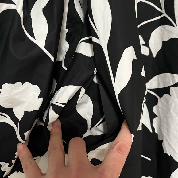 Kate Spade Black and White Floral Mini Dress NWT - Picture 3 of 7